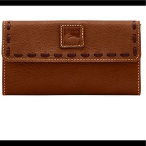 Dooney & Bourke Florentine Continental Clutch - chestnut